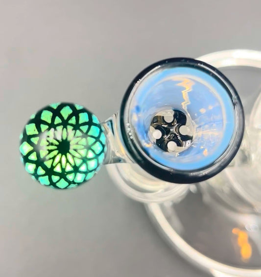 14 mm 4-hole bowl with dichro image spike