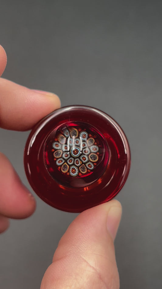 Terp slurper cap – moist raspberry with Millie